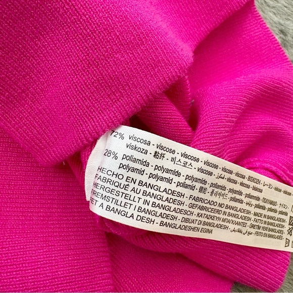 Zara Hot Pink Crop Top - Picture 8 of 10